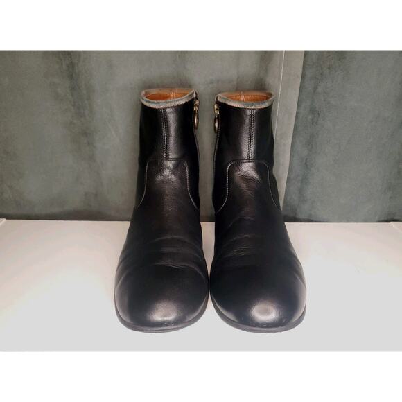 Fiorentini + Baker Side Zip Black Ankle Boots EU 43 US Mens 10 Made in Italy - Picture 3 of 14